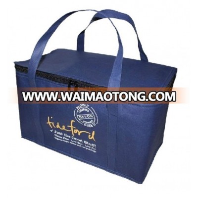 non woven polyester insulated grocery tote bags zipper