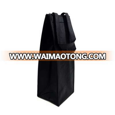 non woven thermal insulated small wine cooler plastic bag